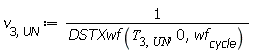v[3, UN] := Units:-Standard:-`/`(DSTXwf(T[3, UN], 0, wf[cycle]))