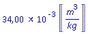 0.3400315959e-1*Units:-Unit(m^3/kg)