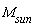 M[sun]