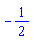 -1/2