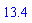 13.4