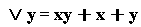 " or y=xy+x+y"