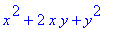 x^2+2*x*y+y^2