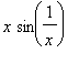 x*sin(1/x)