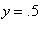 y = .5