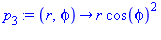 p[3] := proc (r, phi) options operator, arrow; r*cos(phi)^2 end proc