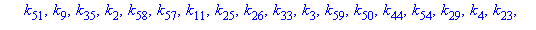 [[k[10], k[51], k[34], k[60], k[49], k[17], k[33], k[57], k[2], k[9], k[19], k[42], k[3], k[35], k[26], k[25], k[44], k[58], k[59], k[1], k[36], k[27], k[18], k[41], k[22], k[28], k[39], k[54], k[37],...