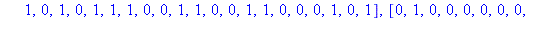 [[0, 0, 0, 1, 1, 0, 0, 0, 1, 0, 0, 1, 0, 0, 1, 0, 1, 1, 1, 1, 1, 1, 0, 0, 0, 1, 1, 0, 1, 0, 0, 1, 0, 0, 0, 1, 0, 1, 0, 1, 1, 0, 1, 0, 1, 1, 0, 0], [0, 0, 0, 1, 0, 1, 0, 0, 0, 0, 1, 0, 0, 1, 1, 0, 0, 1...
