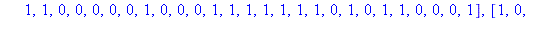 [[0, 1, 1, 1, 0, 0, 0, 1, 1, 0, 0, 0, 0, 1, 0, 1, 1, 0, 1, 1, 1, 0, 1, 0, 0, 0, 1, 0, 0, 0, 0, 1, 1, 1, 0, 1, 1, 1, 0, 1, 1, 0, 0, 1, 0, 0, 0, 1], [0, 1, 0, 0, 1, 0, 0, 0, 1, 0, 0, 1, 1, 0, 0, 1, 1, 1...