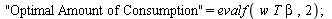 restart; -1; with(plots); -1; `:=`(beta, .5); -1; `:=`(w, 50); -1; `:=`(T, 24); -1; 