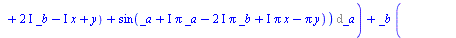 `assign`(sol, F(x, y) = `+`(_F1(`+`(y, `*`(I, `*`(x)))), `*`(_F2(`+`(y, `*`(I, `*`(x)))), `*`(x)), _F3(`+`(y, `-`(`*`(`+`(I), `*`(x))))), `*`(_F4(`+`(y, `-`(`*`(`+`(I), `*`(x))))), `*`(x)), `-`(Int(`*...
