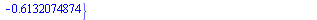 {alpha = -7.000075254, beta = 5.247303265, T[1] = -414.6606875, T[2] = -613.2074874, delta[1] = -.2073303437, delta[2] = -.6132074874}