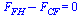 `+`(F[FH], `-`(F[CF])) = 0