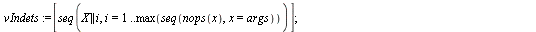 `assign`(polykays, proc () local nRes, nNum, vPar, vParP, vEval, vIndets, vTab, k, i, x, T, TotN, px; if `and`(args[1] = [0], nargs = 1) then return 1 end if; `assign`(vPar, []); `assign`(vEval, []); ...