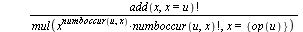 `assign`(makeCTR_s, proc (N) [seq(k[i] = add(`/`(`*`(mul(mu[k], k = v), `*`(`^`(-1, `+`(nops(v), `-`(1))), `*`(factorial(`+`(nops(v), `-`(1))), `*`(factorial(i))))), `*`(mul(`*`(`^`(factorial(x), numb...