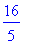 16/5