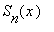 S[n](x)