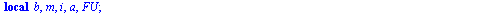 proc (d) local b, m, i, a, FU; if `<`(0, d) then for i to d do if type(`/`(`*`(d), `*`(`^`(i, 2))), integer) = true then `assign`(a, `/`(`*`(d), `*`(`^`(i, 2)))) end if end do end if; if `<`(d, 0) the...