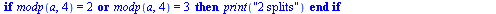 proc (d, p) local m, i, a; if `<`(0, d) then for i to d do if type(`/`(`*`(d), `*`(`^`(i, 2))), integer) = true then `assign`(a, `/`(`*`(d), `*`(`^`(i, 2)))) end if end do end if; if `<`(d, 0) then `a...