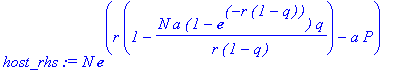 host_rhs := N*exp(r*(1-N*a*(1-exp(-r*(1-q)))*q/(r*(...