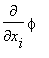 diff(phi,x[i])