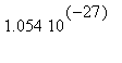 1.054*10^(-27)