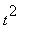 t^2