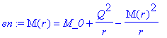en := M(r) = M_0+Q^2/r-M(r)^2/r