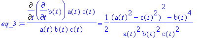 eq_3 := Diff(diff(b(t),t)*a(t)*c(t),t)/(a(t)*b(t)*c...