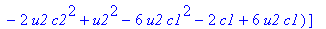 X := [(u1*u2*c1+u3*c2^2+u3*c1^2-c1*u1-2*u1*u2*c1^2+u1^2*c1+u1*c2^2+u1*c1^2-u2*u3*c2^2-u2*u3*c1^2-c1*u3*c2^2-u1*u3*c2^2-u1*u3*c1^2-u2*c2^4*u3-u2*c1^4*u3-2*u2*c1^2*u3*c2^2+2*u2*c1*u3*c2^2+2*u2*c1^3*u3+u3...