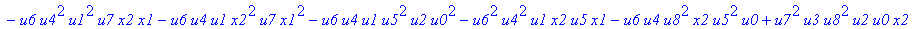 con := (-u7^2*u3*u1*u2*u0^2*u5+u7*x1*u1*u4^2*u2*u8^2+u4*u0^2*u8*u5*u2^2*u3+u4^2*u0*u8*u5*u1^2*x2+u9^2*x1*u3*u2*u6^2*u5-u2^2*u0*u6^2*x2*u9*x1-u2*u0*u6*u9^2*u7*u3^2-u2^2*u8*u6*x2*u9*x1^2+u9*x1*u3^2*u2^2*...