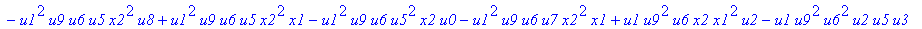 con := (-u7^2*u3*u1*u2*u0^2*u5+u7*x1*u1*u4^2*u2*u8^2+u4*u0^2*u8*u5*u2^2*u3+u4^2*u0*u8*u5*u1^2*x2+u9^2*x1*u3*u2*u6^2*u5-u2^2*u0*u6^2*x2*u9*x1-u2*u0*u6*u9^2*u7*u3^2-u2^2*u8*u6*x2*u9*x1^2+u9*x1*u3^2*u2^2*...
