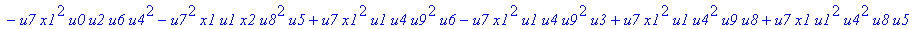 con := (-u7^2*u3*u1*u2*u0^2*u5+u7*x1*u1*u4^2*u2*u8^2+u4*u0^2*u8*u5*u2^2*u3+u4^2*u0*u8*u5*u1^2*x2+u9^2*x1*u3*u2*u6^2*u5-u2^2*u0*u6^2*x2*u9*x1-u2*u0*u6*u9^2*u7*u3^2-u2^2*u8*u6*x2*u9*x1^2+u9*x1*u3^2*u2^2*...