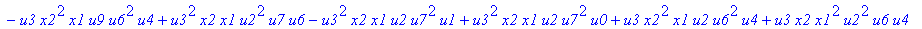 con := (-u7^2*u3*u1*u2*u0^2*u5+u7*x1*u1*u4^2*u2*u8^2+u4*u0^2*u8*u5*u2^2*u3+u4^2*u0*u8*u5*u1^2*x2+u9^2*x1*u3*u2*u6^2*u5-u2^2*u0*u6^2*x2*u9*x1-u2*u0*u6*u9^2*u7*u3^2-u2^2*u8*u6*x2*u9*x1^2+u9*x1*u3^2*u2^2*...