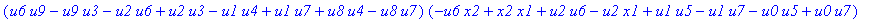 con := (-u7^2*u3*u1*u2*u0^2*u5+u7*x1*u1*u4^2*u2*u8^2+u4*u0^2*u8*u5*u2^2*u3+u4^2*u0*u8*u5*u1^2*x2+u9^2*x1*u3*u2*u6^2*u5-u2^2*u0*u6^2*x2*u9*x1-u2*u0*u6*u9^2*u7*u3^2-u2^2*u8*u6*x2*u9*x1^2+u9*x1*u3^2*u2^2*...
