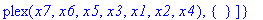 sol := {[[2*x4*u1*u4-2*x4*u1*u2+u2^2*x4+x4*u3^2-2*u1*u2*u4+u2^2*u4+u4*u3^2, u2^2*x2+u3^2*x2-2*u1*u2^2+u2*u3^2+u2^3, u4^2+x1^2-2*u1*u4+2*u1*u2-u2^2-u3^2, x3*u2^2+x3*u3^2-2*u1*u2*u3+u3^3+u3*u2^2, 2*u4*x5...