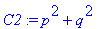 C2 := p^2+q^2