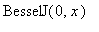 BesselJ(0,x)