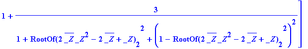 [x2, y2, z2] = [RootOf(2*conjugate(_Z)*_Z^2-2*conju...