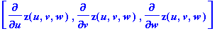 DfDg := matrix([[diff(r(x,y,z),x)*diff(x(u,v,w),u)+...