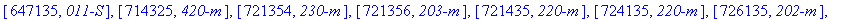 [[135, `000`], [1325, `400`], [1354, `030`], [1356,...