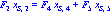 F[2]*x[S, 2] = F[4]*x[S, 4]+F[5]*x[S, 5]