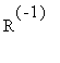 R^(-1)