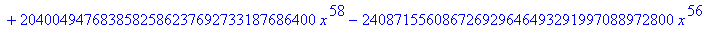 H70 := 1180591620717411303424*x^70-1425564382016274...