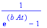 1/(exp(b*At)-1)