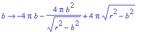 proc (b) options operator, arrow; -4*Pi*b-4*Pi*b^2/...
