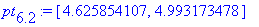 pt[6.2] := [4.625854107, 4.993173478]