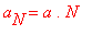 a[N] = a.N