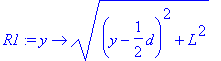R1 := proc (y) options operator, arrow; sqrt((y-1/2...