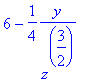 6-1/4*y/(z^(3/2))